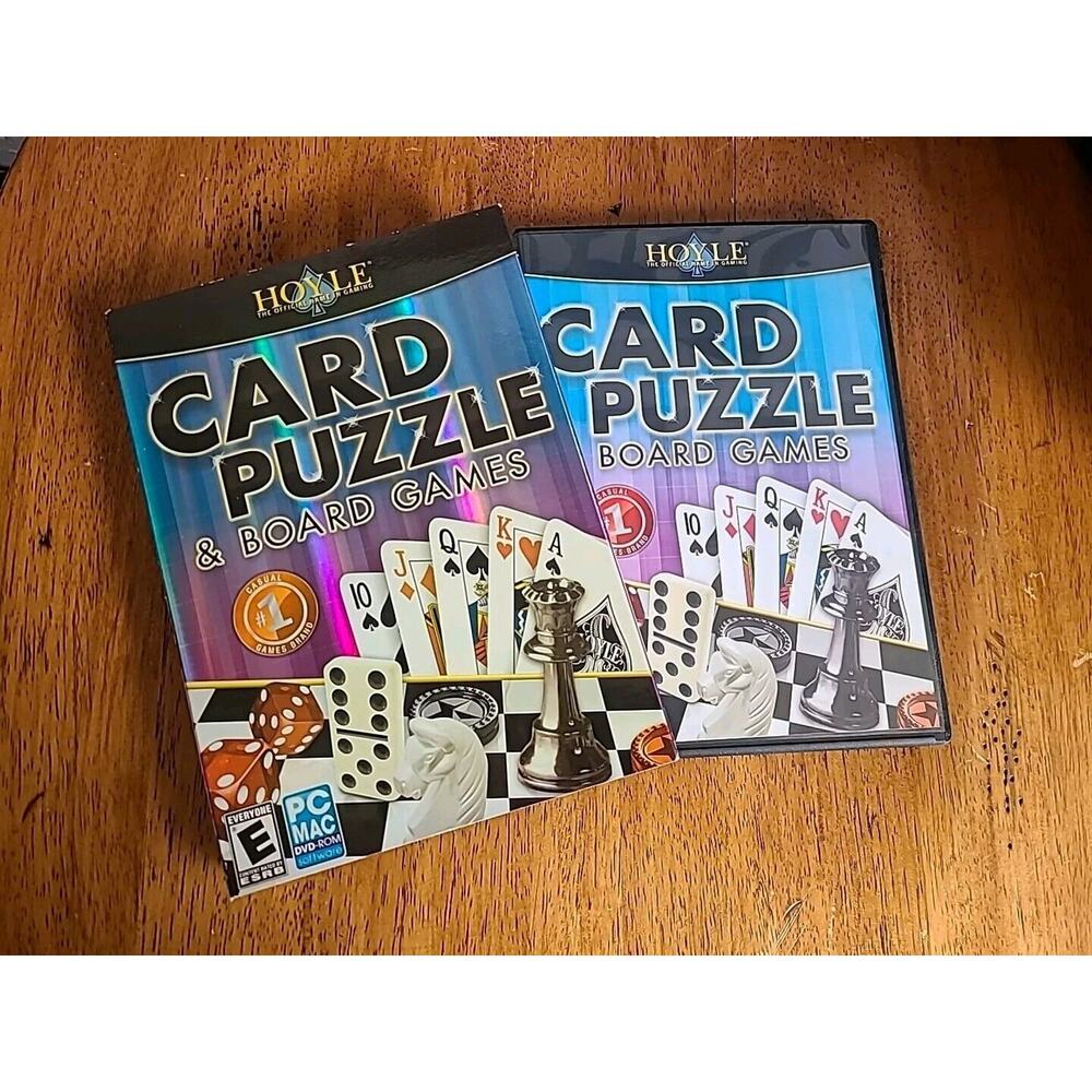 Card Puzzle & Board Games PC Game Hoyle Rated E CD-Rom Computer